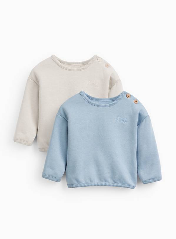 The One Of A Kind Print Sweatshirts 2 Pack 9-12 months